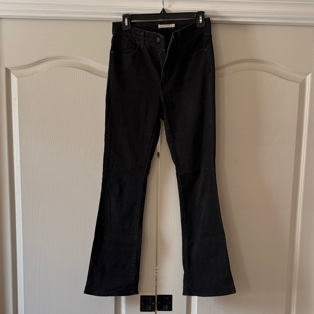 Signature by Levi Strauss Women's High Rise Black Jeans